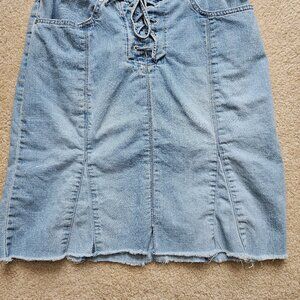 Gloria Vanderbilt Jean Skirt